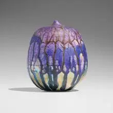 Toshiko Takaezu, Closed Form (with rattle), c. 1980, glazed porcelain