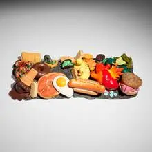 David Gilhooly, The Big Wiener 1964, 1990, glazed earthenware