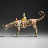 Sergei Isupov, The Cat Walks Along for Himself