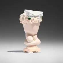 Pile On by Kathy Butterly, 2009-10, glazed porcelain, sold Feb 2025