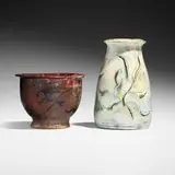 Henry Varnum Poor, Vase and bowl