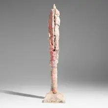 Stephen De Staebler, Figure Column XXII, 2002, pigmented clay