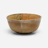 Bowl by Toshiko Takaezu, c. 1978, glazed stoneware, sold Feb 2025