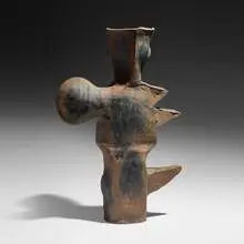 Peter Voulkos, Bulerias Scratch, 1958, stoneware, brushed slip