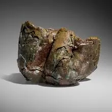 Yuji Ueda, Untitled, 2018, partially glazed anagama-fired stoneware
