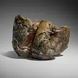 Yuji Ueda, Untitled, 2018, partially glazed anagama-fired stoneware