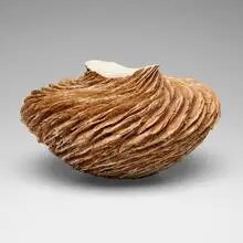 Anne Goldman, Wind Drift, c. 1995, stoneware with iron and porcelain slip