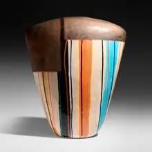 Jun Kaneko, Untitled (Dango), 2009, hand-built and glazed stoneware