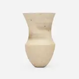 Jennifer Lee, Pale pot, speckled, buff spiral curved neck