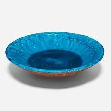 Glen Lukens, Bowl, c. 1945, partially glazed earthenware