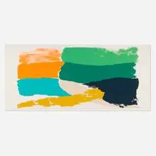 Friedel Dzubas, Untitled, 1976, screenprint in colors
