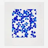 Donald Sultan, Wallflower 1 (from the Wallflowers series), 2008, screenprint in colors