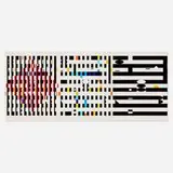Yaacov Agam, Progression (for XXe Siècle No. 37), 1971, screenprint in colors