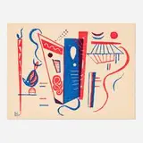 Wassily Kandinsky, Untitled (for XXe Siècle No. 5-6), 1939, woodcut in colors
