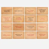 Jenny Holzer, Truisms (sixteen postcards), screenprint on wood