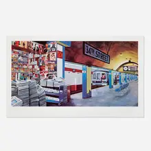 Ken Keeley, 34th Street, 1995, offset lithograph in colors