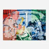 Romare Bearden, Bopping at Birdland (from the Jazz suite), 1979, lithograph in colors
