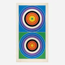 John McCracken, Untitled, c. 1972, screenprint in colors