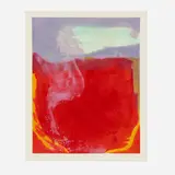 Emily Mason, Soft the Sun, 1989, carborundum and aquatint in colors