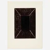 Antoni Tàpies, La porte, 1969, etching and aquatint in colors