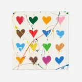 Thierry Guetta, All You Need is He(Art) (unique), 2022, screenprint in colors with mixed media