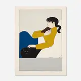 Will Barnet, The Book (from the 1776 USA 1976: Bicentennial Prints portfolio), 1975, screenprint in colors on white wove paper