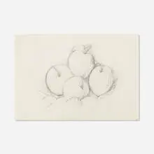 Dora Maar, Fruit Still Life, 1993, graphite on paper