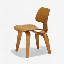 Charles and Ray Eames, DCW, aniline-dyed birch plywood, rubber