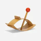 Gloria Caranica, Rocking Beauty hobby horse, 1964-66, laminated birch, birch, lacquered wood