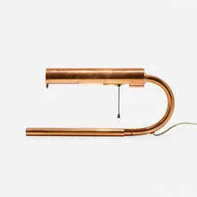 Gilbert Rohde, Table lamp, c. 1933, copper