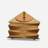 John Otar, Box, c. 1933, copper, brass