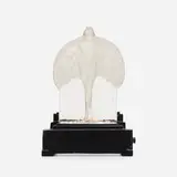 Inc. Frankart, Table lamp, model L239, c. 1930, molded glass, enameled aluminum