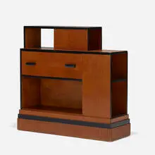 attribution Paul Frankl, Bookcase, c. 1929, mahogany, lacquered mahogany