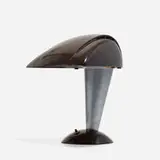 Walter Dorwin Teague, Desk lamp, model 114, 1939, Bakelite, aluminum