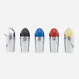 Norman Bel Geddes, Soda King syphon bottles, set of five