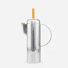 William Archibald Welden, Empire cocktail shaker, 1938, chrome-plated brass, Bakelite