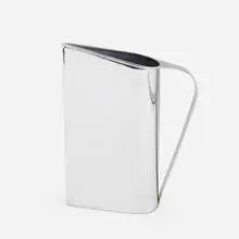 Normandie pitcher by Peter Müller-Munk, 1935, chrome-plated brass, sold Sep 2021