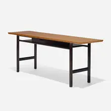 Edward Wormley, Console, model 5294, 1952, walnut, lacquered wood
