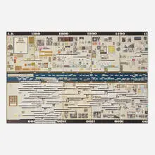 Charles and Ray Eames, Men of Modern Mathematics poster, 1966, offset lithograph in colors