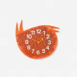 Samantha the Swallow clock, model 2323 from the Zoo Timer Collection by George Nelson & Associates, 1965, lacquered masonite, enameled steel, sold Sep 2021