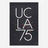 Paul Rand, UCLA 75 poster, 1994, offset lithograph in colors