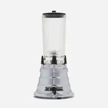 Peter Müller-Munk, Deluxe blender, model 702A, 1948, chrome-plated steel, steel, glass, plastic, rubber