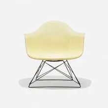 Charles and Ray Eames, LAR, 1950, molded fiberglass with rope edge, enameled steel