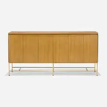 Irwin Collection cabinet, model C7306 by Paul McCobb, 1952, lacquered wood, brass, sold Sep 2021