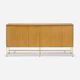 Irwin Collection cabinet, model C7306 by Paul McCobb, 1952, mahogany, brass, sold Sep 2021