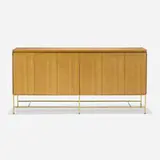 Irwin Collection cabinet, model C7306 by Paul McCobb, 1952, mahogany, brass, sold Sep 2021