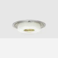 Henry Dreyfuss, Ceiling fixture from the 20th Century Limited Passenger Train, 1938, aluminum, glass