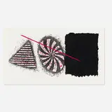 James Rosenquist, Black Star, 1978, etching and aquatint in colors