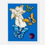 George Rodrigue, Angel Baby, 2000, screenprint in colors
