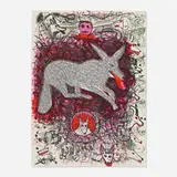 Roy De Forest, Untitled (Dogs), 1981, lithograph in colors